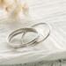 Simple Sterling Silver Half Round Ring Band For Women 
