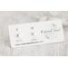 Set of three tiny stud earrings. Small dot, square and bar shaped.