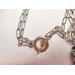 Toggle clasp with paperclip chain necklace