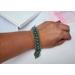 Boho Chic Picasso Bead Bracelet on model
