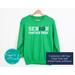 Personalized Spirit Apparel - Customized Short-Sleeved Class of 2025 Senior Cheerleader Sweatshirt with School Colors and Team Mascot
