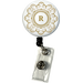 Monogram Retractable Badge Reel
