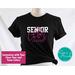 Personalized Spirit Apparel - Customized Short-Sleeved Class of 2025 Senior Cheerleader T-Shirt with Team Colors