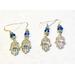 Sterling Silver Hamsa Pave Evil Eye Earrings