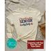 Personalized Senior Year Shirt - Cheerleading Senior Mom T-Shirt Personalized with School Colors and Class of 2025