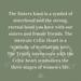Text on green background explaining the meaning of the sister knot.
