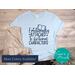 Bookish Graphic Tee and Bag Set - Emotionally Attached to Fictional Characters, Funny Reading Lovers Canvas Tote Bag
