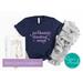 Bookish Graphic Tee and Bag Set - Probably Reading Smut Shirt, Funny Reading Lovers Canvas Tote Bag