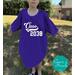Personalized Grow With Me Shirt - Graduating Class Year T-Shirt Personalized with School Colors, Growth Chart for Kindergarten to Senior Year