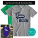 Personalized Grow With Me Shirt - Graduating Class Year T-Shirt Personalized with School Colors, Growth Chart for Kindergarten to Senior Year