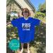 Personalized Grow With Me Shirt: Personalized Graduation Year T-Shirt with Class Year and School Colors and Team Mascot