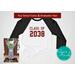 Personalized Grow With Me Shirt - Custom Graduation Year Raglan with School Colors and Class Year