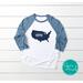 Patriotic Vote Blue Shirt - Custom State Shirt, 2024 Election Raglan Shirt
