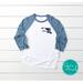 Patriotic Vote Blue Shirt - Custom State Shirt, 2024 Election Raglan Shirt