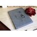 Personalized Floral Portfolio Padfolio Notebook, Vegan Leather