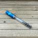 blue fountain pen