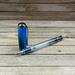 Blue and green fountain pen
