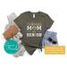 Personalized Color Guard Spirit Apparel - Color Guard Senior Mom Marching Band Shirt Class of 2025 with Team Mascot