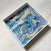 Square Black Serving Tray