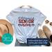 Personalized Color Guard Spirit Apparel - Color Guard Senior Mom Marching Band Shirt Class of 2025