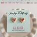 fireflyFrippery Pink Heart Sugar Cookie Earrings on Card