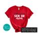 Personalized Color Guard Spirit Apparel - Color Guard Senior Mom Marching Band Shirt Class of 2025