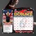 Customizable Gymnastics Pick A Date Fundraising Donation Calendar Template