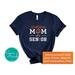 Personalized Senior Year Shirt - Cheerleading Mom of a Senior T-Shirt in School Colors with Team Mascot, Class of 2025