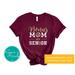 Personalized Senior Year Shirt - Cheerleading Mom of a Senior T-Shirt in School Colors, Class of 2025