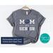 Personalized Senior Year Shirt - Cheerleading Mom of a Senior T-Shirt in School Colors, Class of 2025