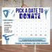 Customizable Minimalist Gymnastics Fundraiser Donation Calendar Template