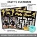 DIY Gymnastics Themed Donation Calendar Fundraising Template