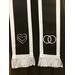 Black and white wedding officiant stole, wedding vestment, clergy stole, celebrant wedding stole, contemporary clergy stole