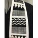 Black and white clergy stole, non denominational clergy stole, contemporary minister stole, unique officiant stole, celebrant gift