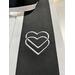 Black and white wedding officiant stole, wedding vestment, clergy stole, celebrant wedding stole, contemporary clergy stole
