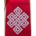 Clergy stole, officiant stole, ceremony celebrant stole, celebrant gift, unique clergy stole, endless knot clergy stole
