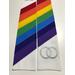 gay pride wedding officiant stole, rainbow wedding, pride wedding stole