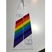 gay pride wedding officiant stole, rainbow wedding, pride wedding stole