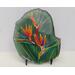 Bird of Paradise Agate Slice Painting