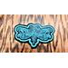 Light Blue on Balck Vinyl