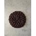 Machine washable dark brown all purpose scrubbies are handmade in USA and mold and mildew resistant. https://goimagine.com/memorablecrafts/