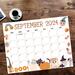 Printable September 2024 Calendar with Halloween Theme