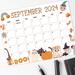 Printable September 2024 Calendar with Halloween Theme