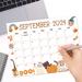 Printable September 2024 Calendar with Halloween Theme