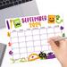 School Themed September 2024 Printable Calendar