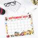 Printable September 2024 Back to School Calendar