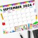 Back to School September 2024 Printable Calendar