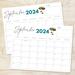 Simple September 2024 Minimalist Calendar Printable