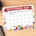 Printable September 2024 Calendar for Labor Day