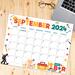 September 2024 Calendar with Labor Day Theme